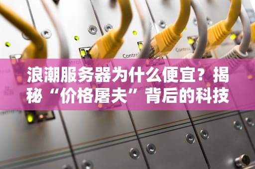 浪潮服务器为什么便宜？揭秘“价格屠夫”背后的科技与狠活！