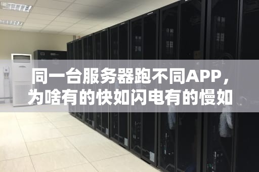 同一台服务器跑不同APP，为啥有的快如闪电有的慢如蜗牛？深度测评