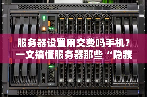 服务器设置用交费吗手机？一文搞懂服务器那些“隐藏消费”