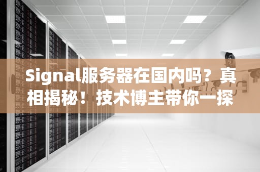 Signal服务器在国内吗？真相揭秘！技术博主带你一探究竟