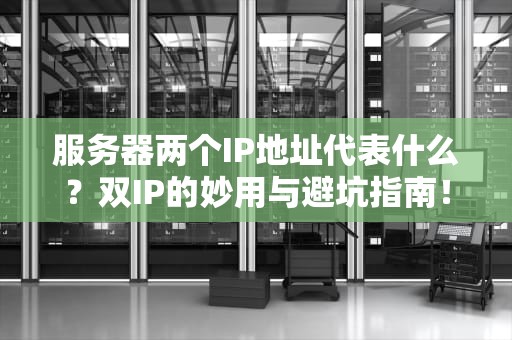 服务器两个IP地址代表什么？双IP的妙用与避坑指南！