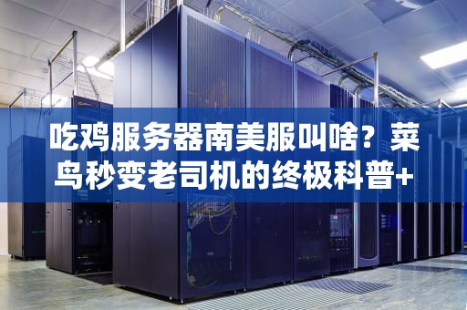 吃鸡服务器南美服叫啥？菜鸟秒变老司机的终极科普+爆笑测评！