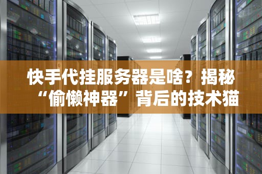 快手代挂服务器是啥？揭秘“偷懒神器”背后的技术猫腻！