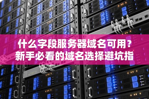 什么字段服务器域名可用？新手必看的域名选择避坑指南！