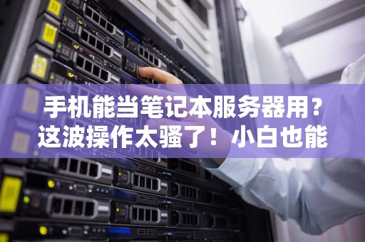 手机能当笔记本服务器用？这波操作太骚了！小白也能秒懂的神操作指南