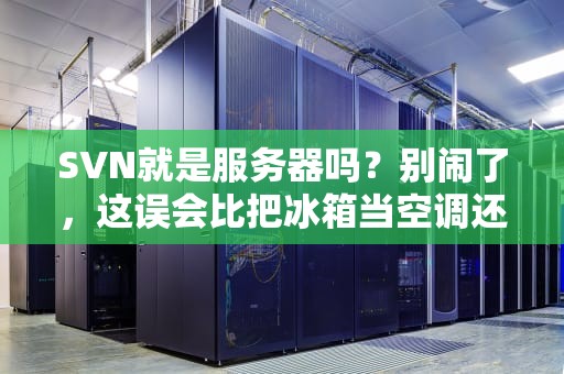 SVN就是服务器吗？别闹了，这误会比把冰箱当空调还离谱！