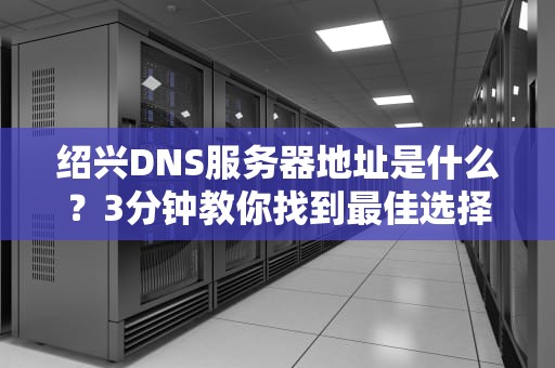 绍兴DNS服务器地址是什么？3分钟教你找到最佳选择！