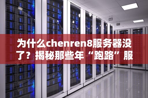 为什么chenren8服务器没了？揭秘那些年“跑路”服务器的奇葩操作