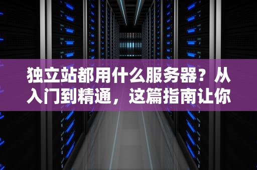 独立站都用什么服务器？从入门到精通，这篇指南让你秒变老司机！