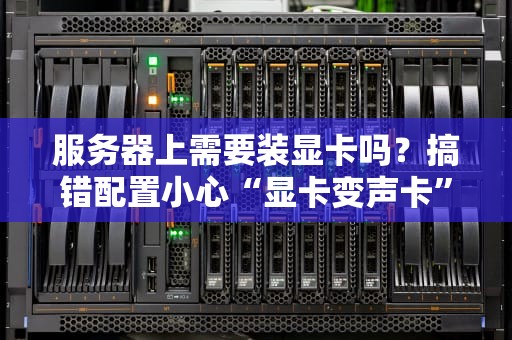 服务器上需要装显卡吗？搞错配置小心“显卡变声卡”！