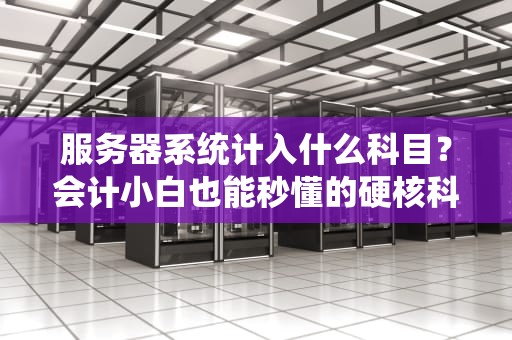 服务器系统计入什么科目？会计小白也能秒懂的硬核科普！
