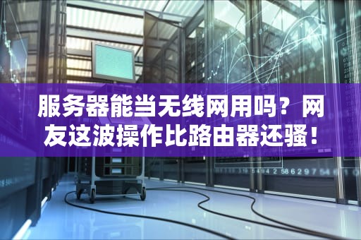 服务器能当无线网用吗？网友这波操作比路由器还骚！