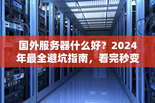 国外服务器什么好？2024年最全避坑指南，看完秒变老司机！