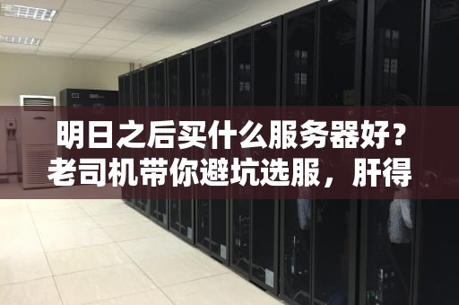 明日之后买什么服务器好？老司机带你避坑选服，肝得飞起不卡顿！