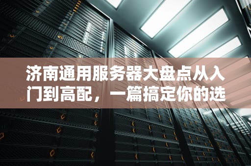 济南通用服务器大盘点从入门到高配，一篇搞定你的选购难题！