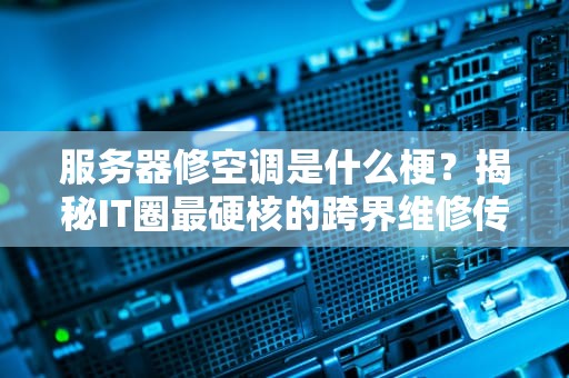 服务器修空调是什么梗？揭秘IT圈最硬核的跨界维修传说！