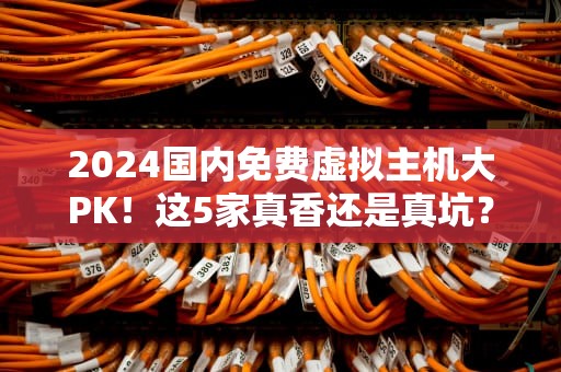 2024国内免费虚拟主机大PK！这5家真香还是真坑？