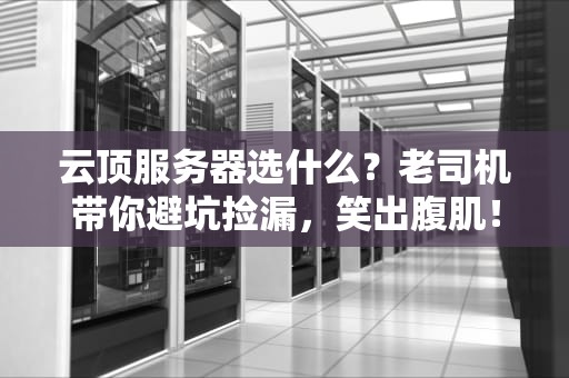 云顶服务器选什么？老司机带你避坑捡漏，笑出腹肌！