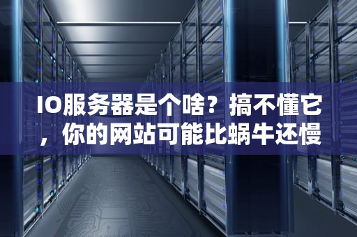 IO服务器是个啥？搞不懂它，你的网站可能比蜗牛还慢！