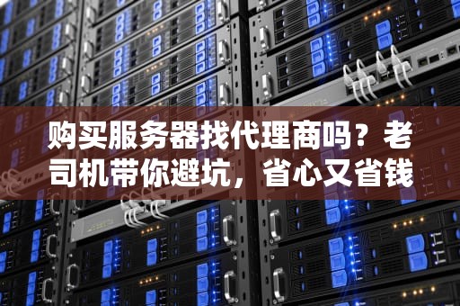 购买服务器找代理商吗？老司机带你避坑，省心又省钱！