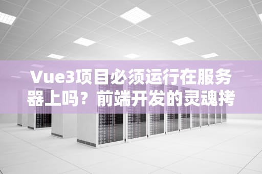 Vue3项目必须运行在服务器上吗？前端开发的灵魂拷问大揭秘！