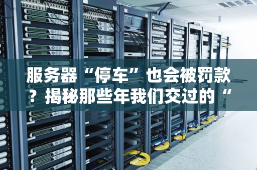 服务器“停车”也会被罚款？揭秘那些年我们交过的“智商税”