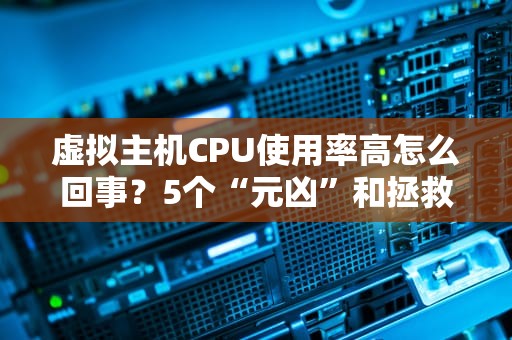 虚拟主机CPU使用率高怎么回事？5个“元凶”和拯救指南！