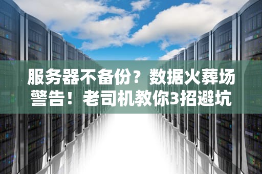 服务器不备份？数据火葬场警告！老司机教你3招避坑指南