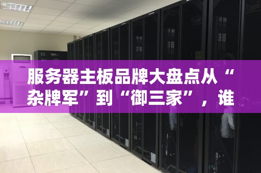 服务器主板品牌大盘点从“杂牌军”到“御三家”，谁才是你的真命天子？