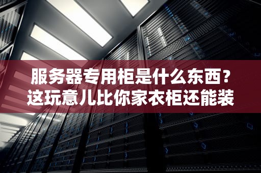 服务器专用柜是什么东西？这玩意儿比你家衣柜还能装！