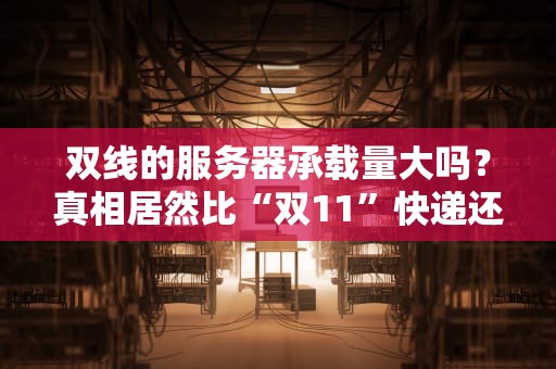 双线的服务器承载量大吗？真相居然比“双11”快递还刺激！