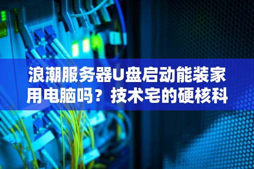 浪潮服务器U盘启动能装家用电脑吗？技术宅的硬核科普+骚操作指南！