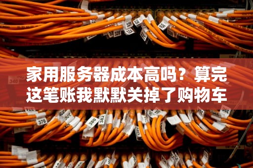 家用服务器成本高吗？算完这笔账我默默关掉了购物车！