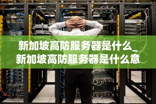 新加坡高防服务器是什么_新加坡高防服务器是什么意思啊_新加坡高防服务器的全面解析