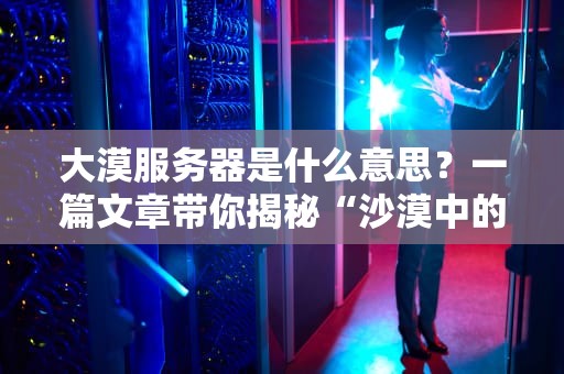 大漠服务器是什么意思？一篇文章带你揭秘“沙漠中的钢铁绿洲”