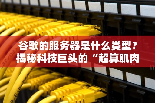 谷歌的服务器是什么类型？揭秘科技巨头的“超算肌肉”与省钱骚操作