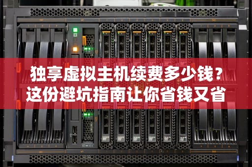 独享虚拟主机续费多少钱？这份避坑指南让你省钱又省心！