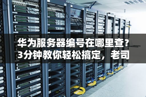 华为服务器编号在哪里查？3分钟教你轻松搞定，老司机都收藏了！