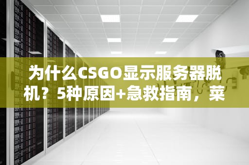 为什么CSGO显示服务器脱机？5种原因+急救指南，菜鸟秒变老司机！
