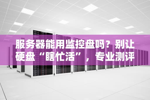 服务器能用监控盘吗？别让硬盘“瞎忙活”，专业测评告诉你真相！