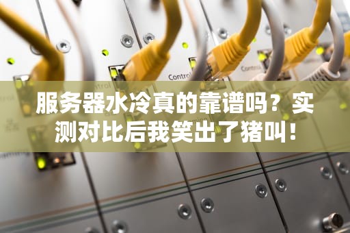 服务器水冷真的靠谱吗？实测对比后我笑出了猪叫！