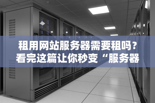 租用网站服务器需要租吗？看完这篇让你秒变“服务器老司机”！