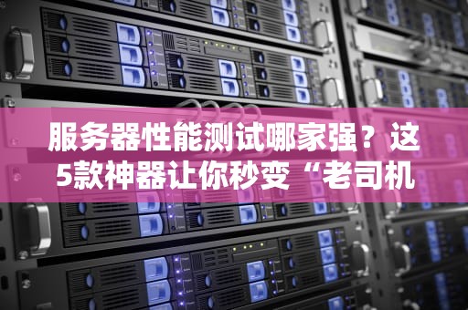 服务器性能测试哪家强？这5款神器让你秒变“老司机”！