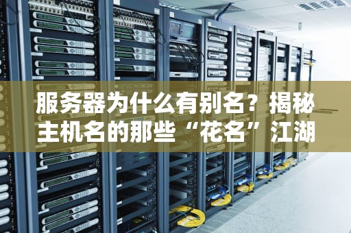服务器为什么有别名？揭秘主机名的那些“花名”江湖！