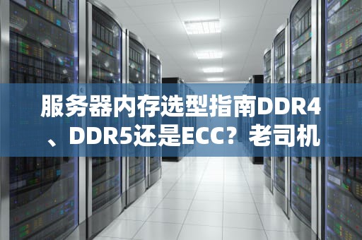 服务器内存选型指南DDR4、DDR5还是ECC？老司机带你避坑！