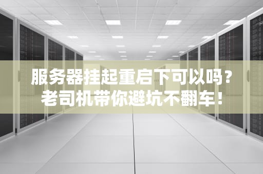 服务器挂起重启下可以吗？老司机带你避坑不翻车！