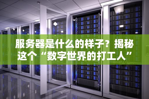 服务器是什么的样子？揭秘这个“数字世界的打工人”真面目！
