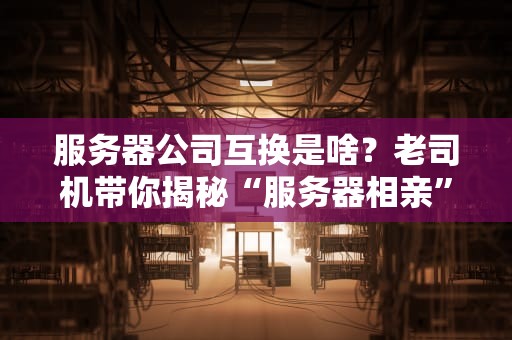 服务器公司互换是啥？老司机带你揭秘“服务器相亲”那些事儿！