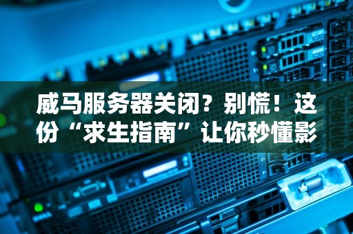 威马服务器关闭？别慌！这份“求生指南”让你秒懂影响和应对