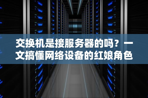 交换机是接服务器的吗？一文搞懂网络设备的红娘角色！